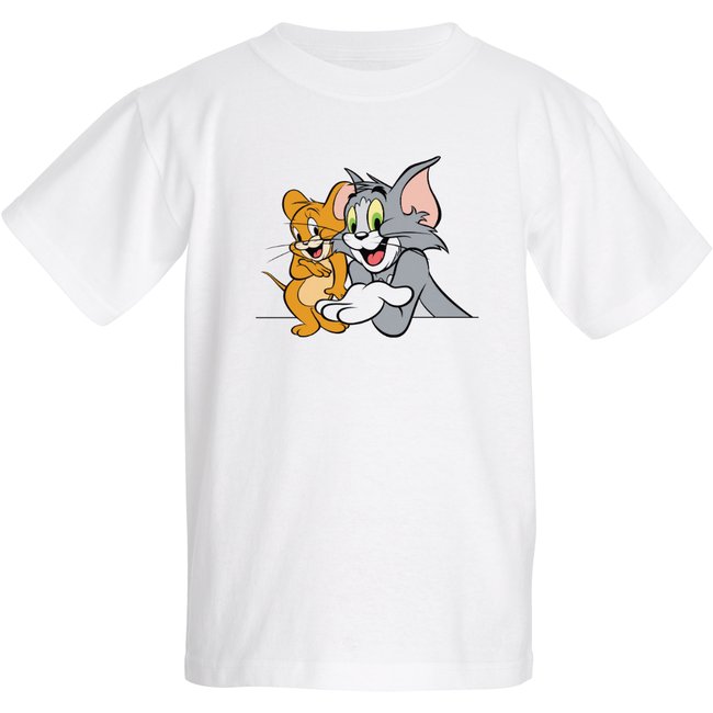 1995 Tom en Jerry peuter shirt Cartoon Club Campus Sports Kids shirt maat 3 jaar Kleding Unisex kinderkleding Tops & T-shirts T-shirts T-shirts met print 